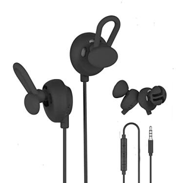 Imagem de Fones de ouvido abertos com fio com microfone, conector de computador de 3,5 mm, PC, jogos, Loptop, MP3 Player