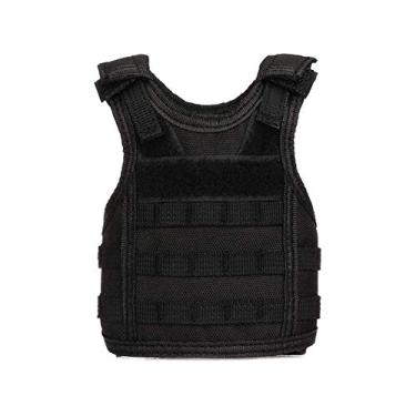 Imagem de Roupas de animais pequenos Arnês estilo militar tiras ajustáveis de ombro malha macia confortável durável Nylon acolchoado colete furão Guiné-porco hamster coelho filhote pequeno animal de estimação roupas acessório