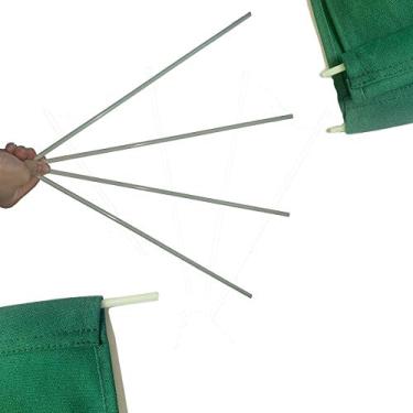 Imagem de Capa de tela de substituição para cadeira de diretor da Upone para cadeiras de diretores, cadeiras de reposição, preto, vermelho, verde, cinza, azul 2 Pair Director Chair Sticks