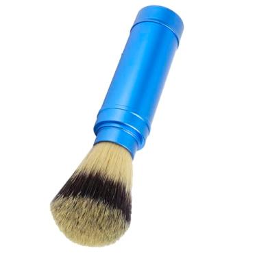 Imagem de Escova de Barbear, Escova de Barba Portátil para Viagem, Limpeza Facial, Espuma de Barbear, Escovas de Barbear para Homens, Ferramenta de Preparação de Escova de Barbear para