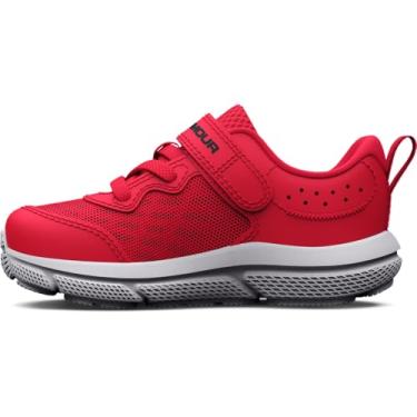 Imagem de Under Armour Tênis de corrida unissex infantil Assert 10 fecho alternativo, (600) Vermelho/Preto/Preto, 20 BR