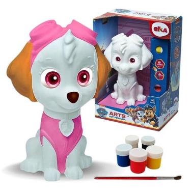 Imagem de Kit Pintura Skye Boneco Cachorro Patrulha Canina Elka
