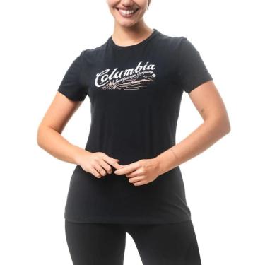 Imagem de Camiseta Columbia Simply Scripted Preto Feminino