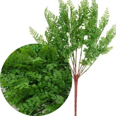 Imagem de 8 Ramos Salsinha Artificial Flor Plantas Com 13 Galhos 46cm