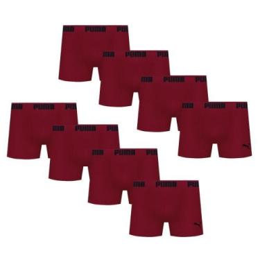 Imagem de Kit Com 8 Cuecas Boxer Box Sem Costura Masculina Adulta Em Microfibra 