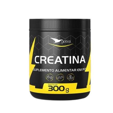 Imagem de Suplemento Creatina Monohidratada em Pó - 300g - GLOBAL, Sem Sabor