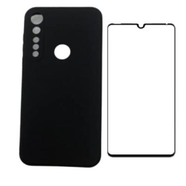 Imagem de Capa Capinha Para Moto G8 Plus + Película De Vidro 3D