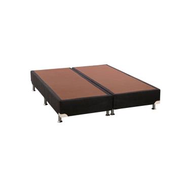Imagem de Cama Americana Camurça Nero Super King 193x203x30 Preto Ortobom