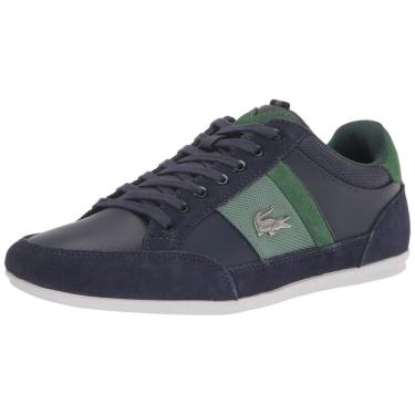 Imagem de Tênis Lacoste Chaymon para homens azul/verde tamanho 7