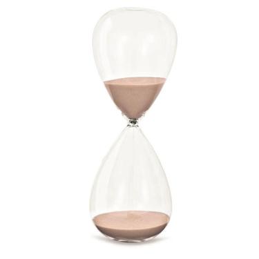 Imagem de Ampulheta rosa em vidro