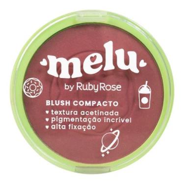 Imagem de Blush Compacto Melu Ruby Rose RR8715 Cor Grape 10g
