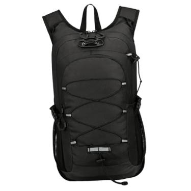 Imagem de YIJU Executando a mochila Mochila Backpack Rucksack de hidratação leve respirável Pacote de caminhada para camping andando de bicicleta , Preto