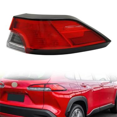 Imagem de Silscvtt Substituição do conjunto da luz traseira de freio traseiro para Toyota Corolla Cross XLE 2022-2023 Luz traseira externa direita 81550-0A170