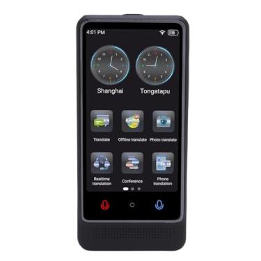 Imagem de Tradutor de Voz Portátil de 3,0 Polegadas Touch Screen Tradução Bidirecional Em Tempo Real 138 Idiomas Ideal para Viagens