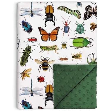 Imagem de Cobertores de bebê Buerhanerry Bugs unissex para meninos e meninas 30x