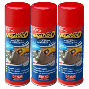 Imagem de Kits Cola Permanente em Spray Para madeira, Tecidos, Borracha, Sapatos