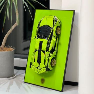 Imagem de iLuane Display Wallboard for Lego Technic 42115 Lamborghini Sián FKP 37, Adult Collectibles Display Wallboard for Building Blocks, Gifts for Lego Lovers (Only Display Wallboard)