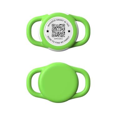 Imagem de Suporte para Airtag QR Code, escaneie o código QR, envie e-mail de alerta de localização GPS, proteção total IPX8 à prova d'água, capa antiperda de ar, acessórios de airtag para cães, gatos, coleira,