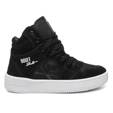 Imagem de Bota de Treino Feminino Boot Skull Musculação Academia Boot Training Brasil (PRETO, BR,...