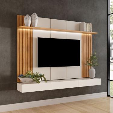 Imagem de Painel Home Para Tv Até 75 Polegadas 180cm Led Supreme Carvalho Oro - Off-white