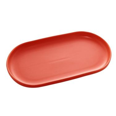 Imagem de Travessa Cerâmica Oval Nórdica Vermelho Matt 28625 - Bon Gourmet