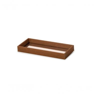 Imagem de Bandeja Retangular Em Mdf Com Espelho 28cm 15672 - Mart