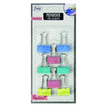 Imagem de Prendedor Papel Yins 25mm Tons Pastel C-8