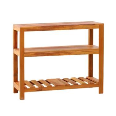 Imagem de Aparador Ilha Bancada 1,5 M Madeira Maciça Natural