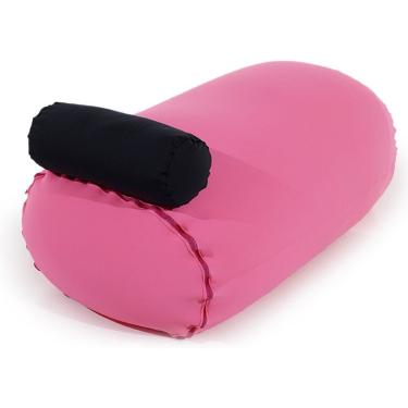 Imagem de Puff Kevin Puff Com Apoio De Cabeça Feito Em Tecido Poliamida Pink