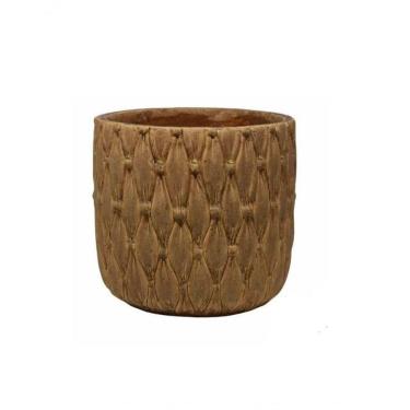 Imagem de Cachepot De Cimento 14x14x14cm 193145 - Rio Tijucas Bege