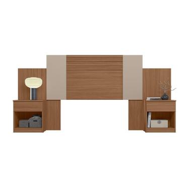 Imagem de Cabeceira Casal Araguaia Extensível Ripada Caarvalho Fendi