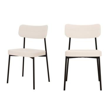 Imagem de Kit Com 2 Cadeiras Para Sala De Jantar Mona Yescasa Palha Corriente