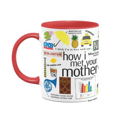 Imagem de Caneca Icons Moments - How i met your mother - B-red