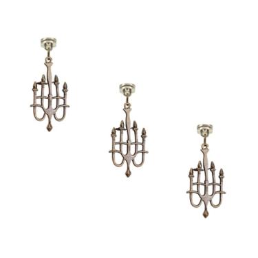 Imagem de Suporte de vela para decoração de casa com cabeça de dobradiça de latão, dobradiça magnética para pendurar, tampas de cabeça de dobradiça magnética, topo de pino de dobradiça de porta (latão)