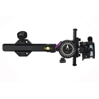 Imagem de Mefape Mira Para Arco Composto De 1 Pino, Liga Alumínio E Flecha, Micro Ajustável, 2 Pontos Mira, Miras Leves