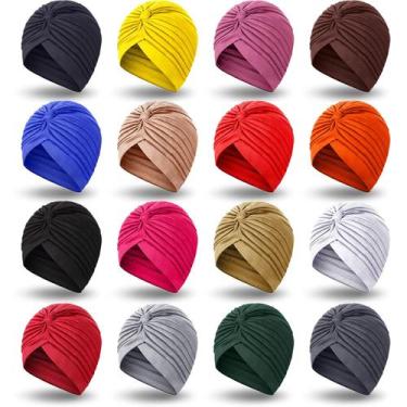 Imagem de Stretch Turbans Chemo Head Wraps SATINIOR para mulheres x16