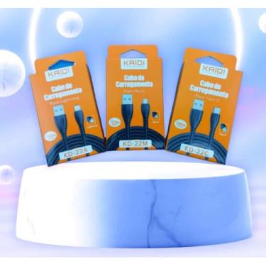 Imagem de Cabo de carregamento usb tipo-c / micro / lightning - cabo de carregam