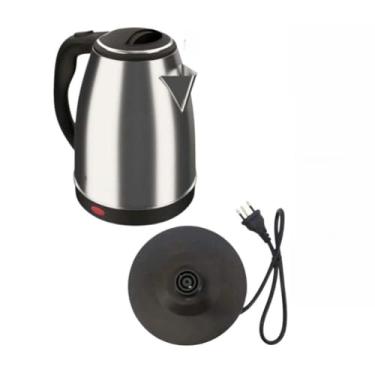 Imagem de Chaleira Elétrica Sem Fio 1,8 Litros Inox 1200W Ideal para Chá,(110V)