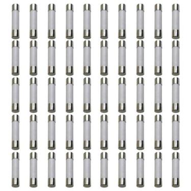 Imagem de Kit 50 Fusível Para Microondas Electrolux Brastemp 20a 3cm - Brazan