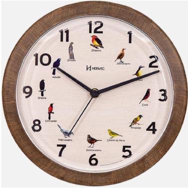 Imagem de Relógio De Parede Herweg 6658-323 Canto Dos Pássaros