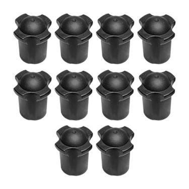 Imagem de predolo 10 peças de capas dobráveis ​​para pernas de cadeira, meias de mesa de jantar, removíveis, reutilizáveis, antiderrapantes, de borracha, para pés de