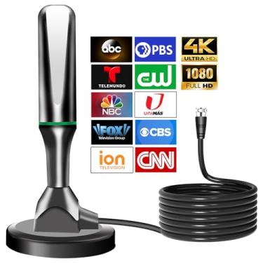Imagem de ATVFuture Antenas De Tv, Antena De Tv Digital Hd Interna, Antena Para Smart Tvs E Todas As Tvs Mais Antigas, Antenas Hdtv Para Canais Locais Com Suporte Para 4K 1080P (V019-V-2)