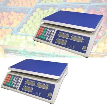 Imagem de Kit 2 Balança Comercial Digital a Bateria 40kg Alta Precisão bivolt ec