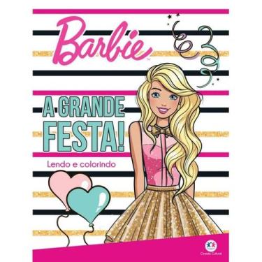 Imagem de Livro Barbie A grande Festa Ciranda Cultural Crianças Filhos Infantil 