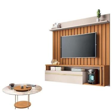 Imagem de Home Suspenso Self Cinamomo Off White Mesa De Centro Sky Com Tampo De 
