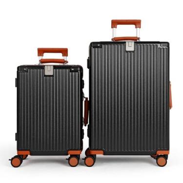 Imagem de Kit Mala de Viagem Pequena 10 kg e Média 23 kg Policarbonato Capri Mal