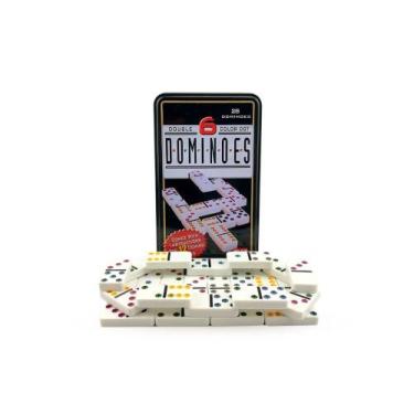 Imagem de Jogo De Dominó Profissional 28 Peças Compostas em Resina e Polipropile
