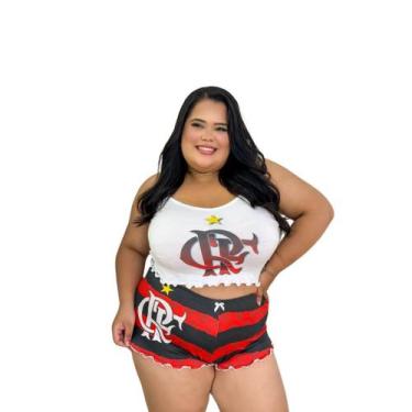 Imagem de Conjunto de Pijama Baby Doll PLus Size - Aunika Moda Íntima Lingerie, 