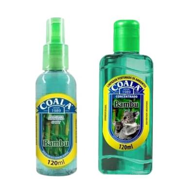 Imagem de Kit Odorizante de Ambientes Coala Bambu 120 ml + Limpador Perfumado Concentrado Bambu 120 ml