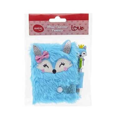 Imagem de Mini Caderno Pelúcia Fantasy 64 Folhas MOLIN